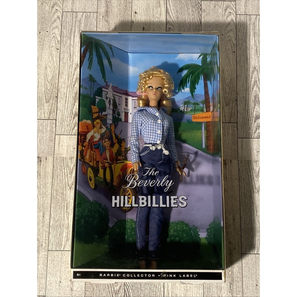 The Beverly Hillbillies Elly May Pink Label Barbie Doll 2010 Mattel NIB